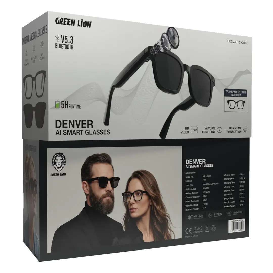 Green Lion Denver AI Smart Camera Glasses Price in Kenya | Linkphones Center
